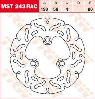 TRW Bremsscheibe  MST243RAC