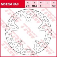 TRW Bremsscheibe starr MST268RAC