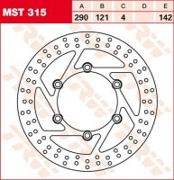 TRW Bremsscheibe  MST315