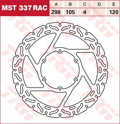 TRW RACING Bremsscheibe starr MST337RAC