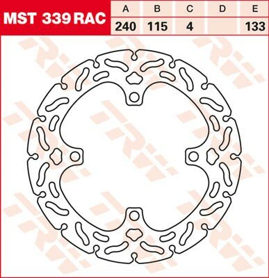 TRW Bremsscheibe  MST339RAC
