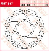 TRW Bremsscheibe  MST387