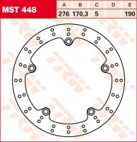 TRW Bremsscheibe  MST448