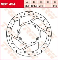 TRW Bremsscheibe  MST454