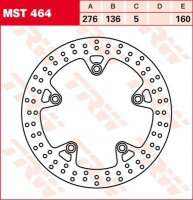 TRW Bremsscheibe starr MST464