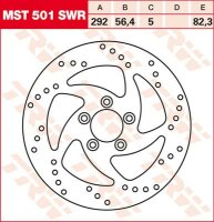 TRW Bremsscheibe  MST501SWR  Laufrichtung: rechts