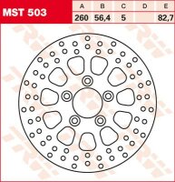 TRW Bremsscheibe  MST503