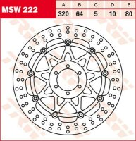 TRW Bremsscheibe  MSW222