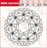 TRW Bremsscheibe  MSW245RAC