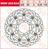 TRW Bremsscheibe  MSW265RAC