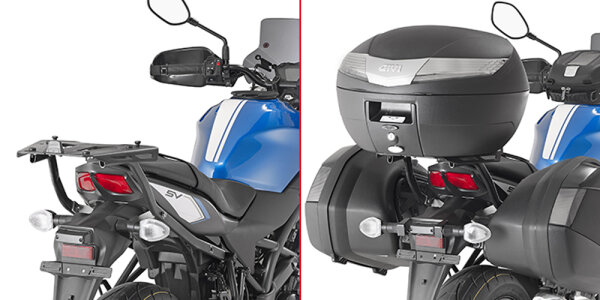 GIVI Topcase Träger für Monokey oder Monolock Koffer für Suzuki SV 650 (16-25)
