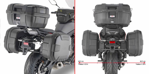 GIVI Seitenkoffer-Träger f. Monokey u. RETRO FIT Koffer für Yamaha Tracer 700 (20-23)
