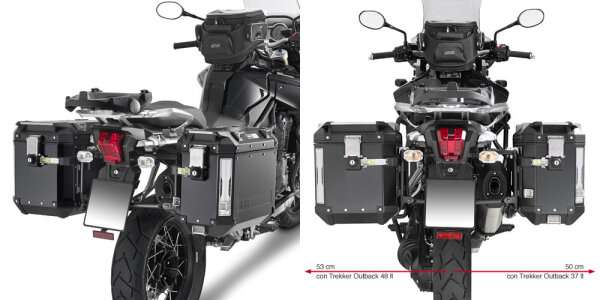 GIVI Stahlrohr-Seitenkofferträger für Trekker Outback Koffer für Triumph Modelle (s. Beschreibung)