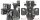GIVI Seitenkoffer-Träger ONEFIT Monokey CAM f. Honda CB500X (19-23), NX500 (24-25), NX500 E-Clutch (26)