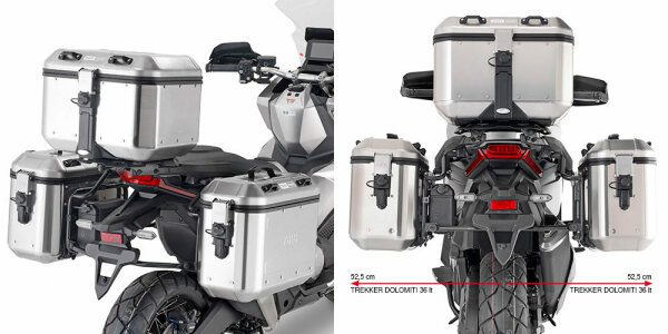 GIVI Seitenkoffer-Träger PL ONE-FIT MONOKEY® für Honda X-Adv 750 (21-23)