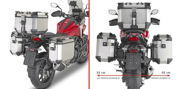 GIVI Seitenkoffer-Träger PL ONE-FIT MONOKEY®CAM - für Honda NC 750 X (21-23)