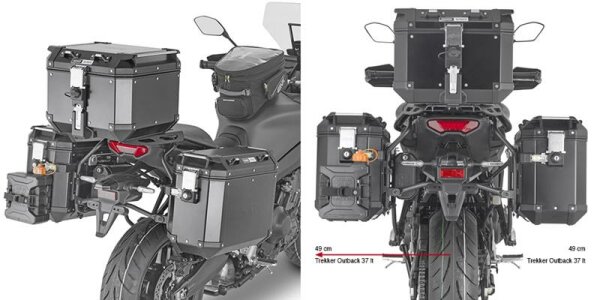 GIVI Seitenkoffer-Träger PL ONE-FIT MONOKEY®CAM für Yamaha Tracer 9/GT (21-23)