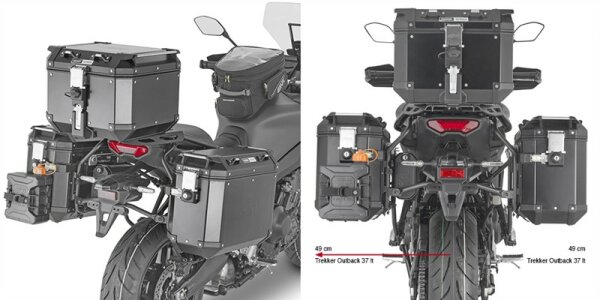 GIVI Seitenkoffer-Träger PL ONE-FIT MONOKEY®CAM für Yamaha Tracer 9/GT (21-24)
