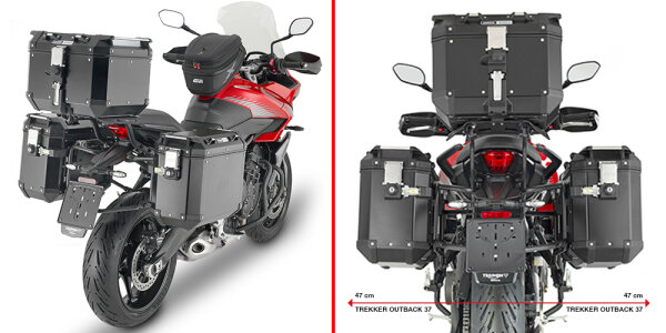 GIVI Seitenkoffer-Träger ONE-FIT MONOKEY®CAM Triumph Tiger Sport 660 (22-25), Sport 800 (25-26)