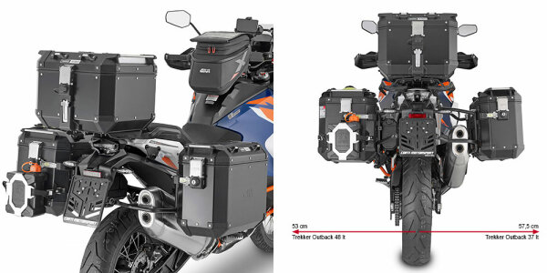 GIVI Seitenkoffer-Träger PL ONE-FIT MONOKEY®CAM für KTM 1290 Super Adventure R/S (21-25)