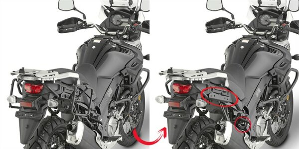 GIVI Seitenkoffer-Träger abnehmbar für Monokey Koffer für Suzuki DL 650 V-Strom (17-24)