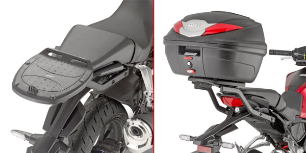 GIVI Topcase Träger für Monolock Koffer, ohne Platte, für Honda CB 125 R (21-26) / CB 300 R (18-26)