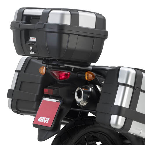 GIVI Topcase Träger für Monokey Koffer, mit E251 Platte für Suzuki DL 650 V-Strom L2-L3-L4-L5-L6 (11-16)