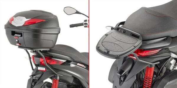 GIVI Topcase Träger für Monolock Koffer f. MP3 Yourban 125-300 (11-18), MP3 300HPE (19-24)