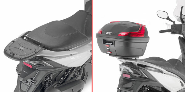 GIVI Topcase-Träger für Monolock Koffer für Kymco Agility 300-350 R16 (19-26)