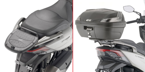 GIVI Topcase Träger für Monolock Koffer, ohne Platte für Kymco X-Town 125 - 300 City (20-25)