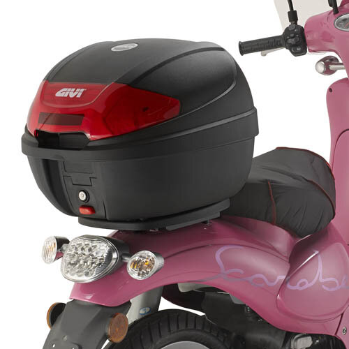 GIVI Topcase-Träger schwarz für Monolock Koffer für Aprilia Scarabeo 50 Street (09-13)