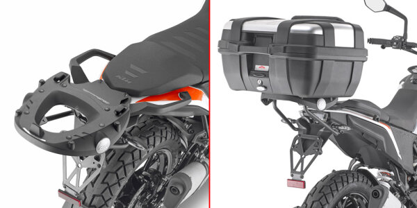 GIVI Topcase Träger für MONOKEY® oder MONOLOCK® Koffer für KTM 390 Adventure (20-24)