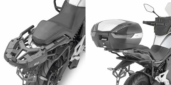 GIVI Topcase Träger für Monokey oder Monolock Koffer, für CF Moto Multit. 650 MT (21-24), 700 MT (24-25)