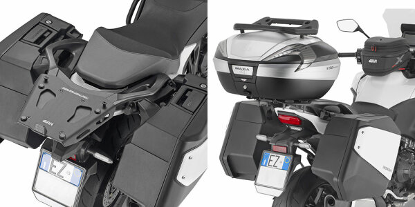 GIVI Alu Topcase Träger für Monokey Koffer, schwarz für Honda NT 1100 (22-26)