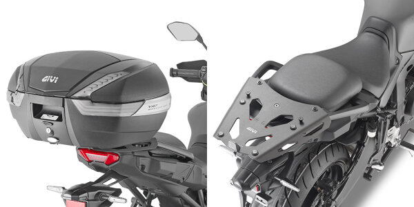 GIVI Alu Topcase Träger, schwarz, für Monokey Koffer für Yamaha Tracer 9/GT (21-24)