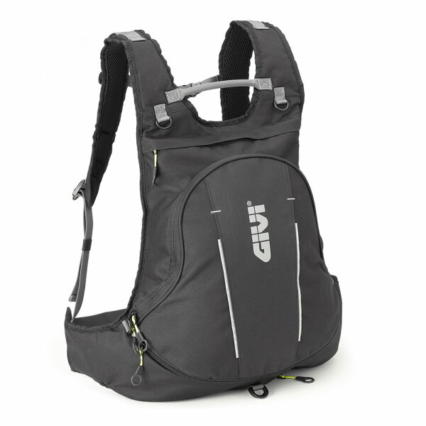 GIVI Easy-BAG - Rucksack schwarz aus Cordura Volumen 22 Liter + Helmtasche / Max. Zuladung 3 kg