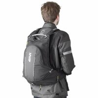 GIVI Easy-BAG - Rucksack schwarz aus Cordura Volumen 22 Liter + Helmtasche / Max. Zuladung 3 kg