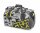 GIVI Easy-T Waterproof - Gepäckrolle mit Tragegurt 40 L graues Camouflage-Design, neongelber Schriftzug