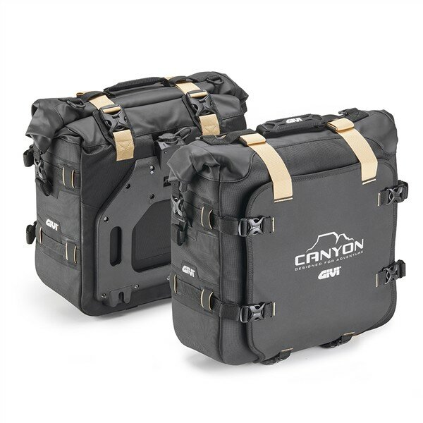 GIVI CANYON Paar wasserdichte Seitentaschen, mit Monokey Befestigungssystem, Vol. je 25 Liter