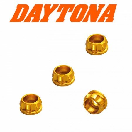 Konischer Zierring | Alu | Gold | 6mm | 4Stck | AØ=16mm