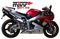 MIVV Oval Carbon Hochgelegt Yamaha YZF 1000 R1 98-01