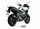 MIVV Speed Edge Edelstahl schwarz Honda Crossrunner 800 15-16