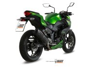 MIVV Suono Edelstahl schwarz Kawasaki Ninja 300 R 13-16 -...