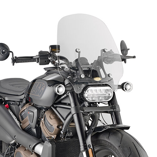 GIVI Windschild transparent, 44 x 45 cm (H x B) für Harley Davidson Sportster S 1250 (21-23)