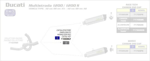 11008KZ-Arrow Nachrüstkatalysator