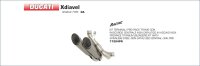 Arrow Pro-Race titanium silencers kit Ducati XDIAVEL 16-19