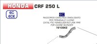 72135KZ-Arrow Verbinungsrohr mit Kat Honda CRF 250 Rally...