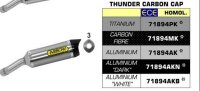 Arrow Street Thunder Carby silencer with carby end cap Yamaha YZF R3 19-
