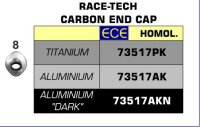 Arrow Race-Tech Aluminium dark Kymco XCITING 400i S 18-19