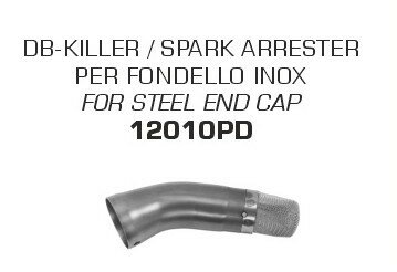 12010PD-Arrow DB-Killer / Spark Arrester für Edelstahlendkappen Yamaha Tenere 70